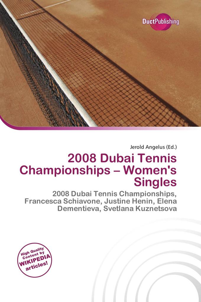 2008 Dubai Tennis Championships - Women's Singles