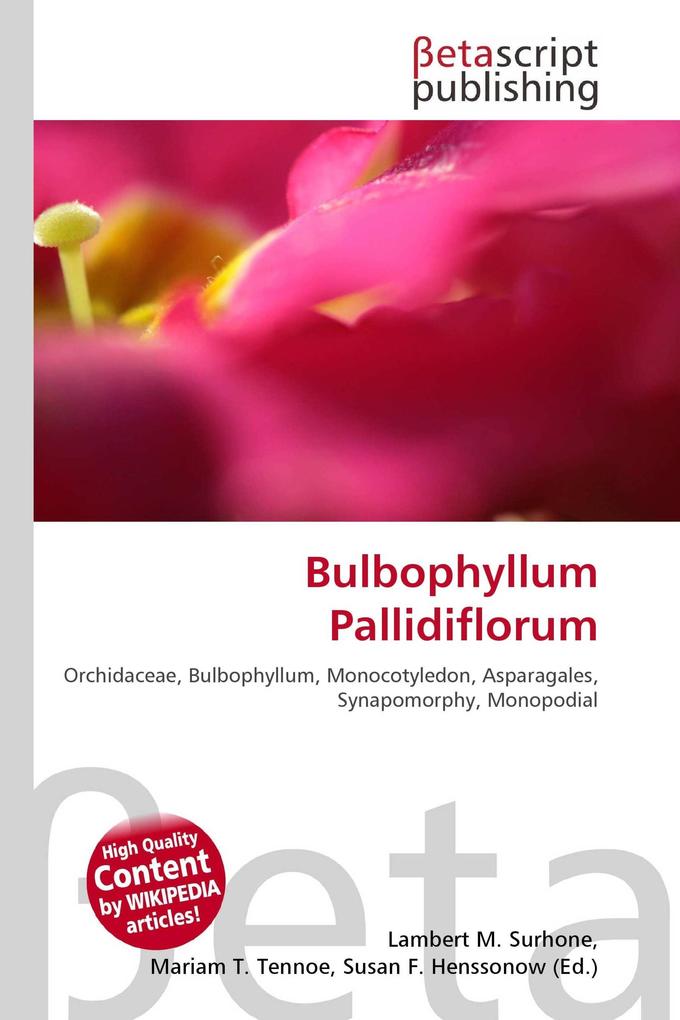 Bulbophyllum Pallidiflorum