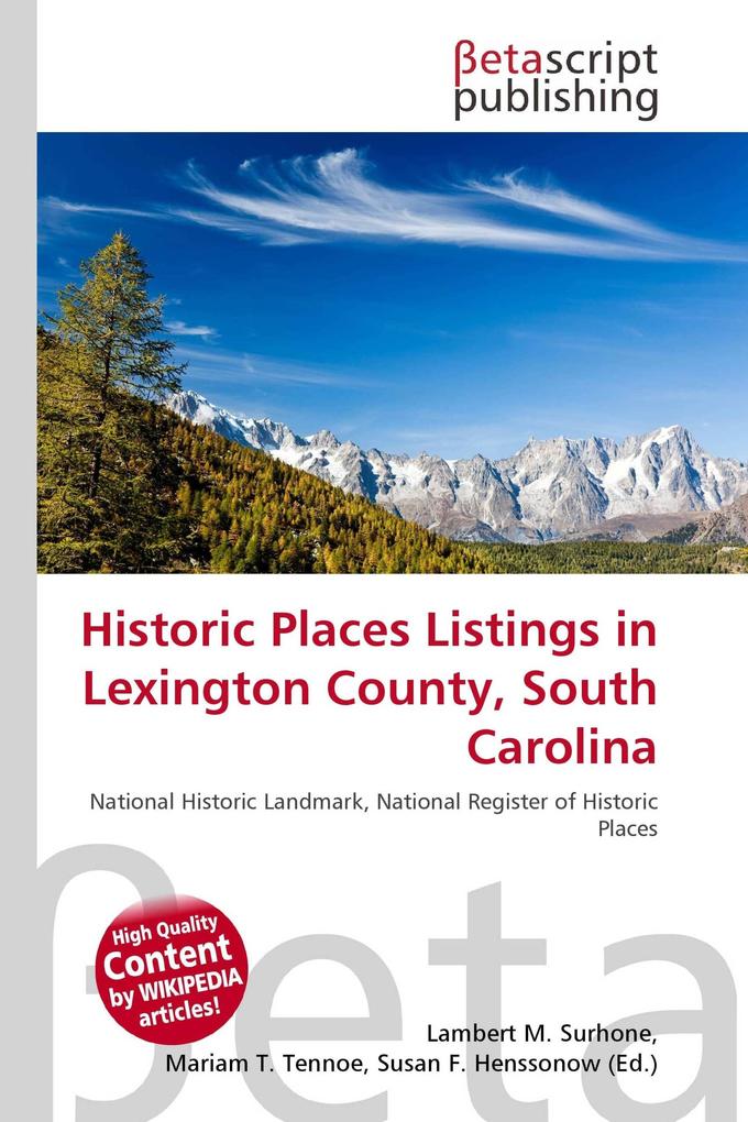 Historic Places Listings in Lexington County South Carolina