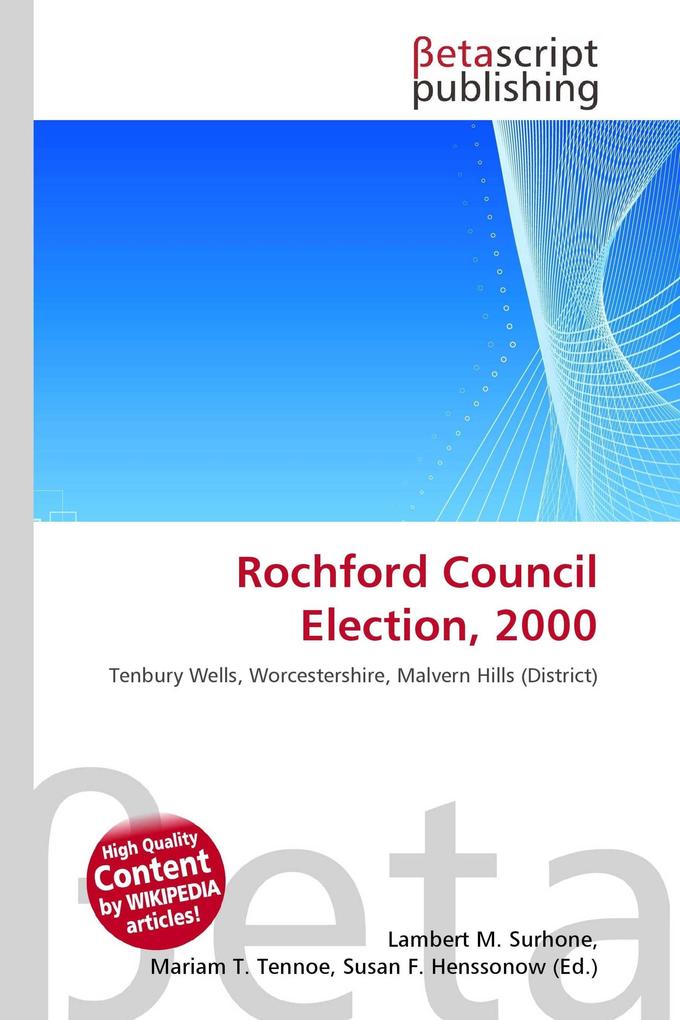 Rochford Council Election 2000