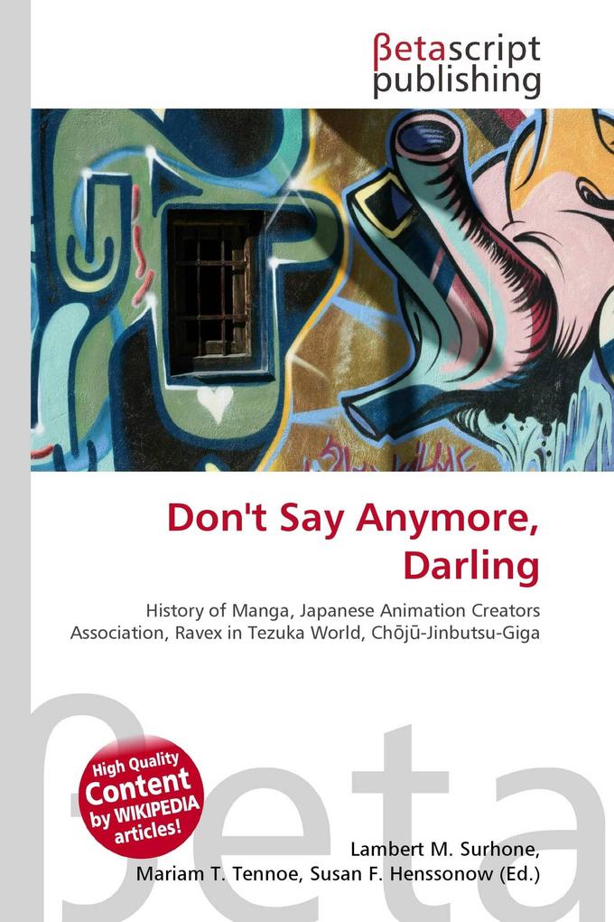 Don't Say Anymore Darling
