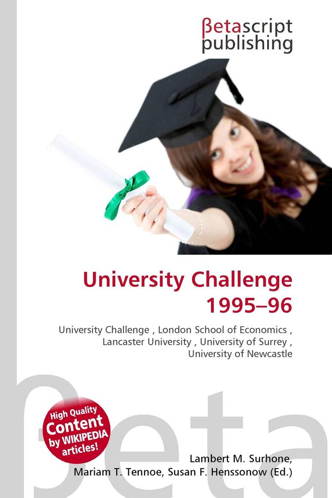 University Challenge 1995-96