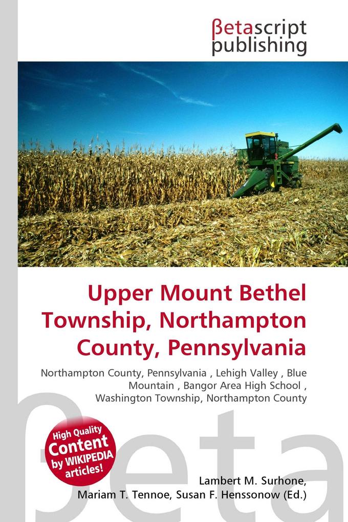 Upper Mount Bethel Township Northampton County Pennsylvania
