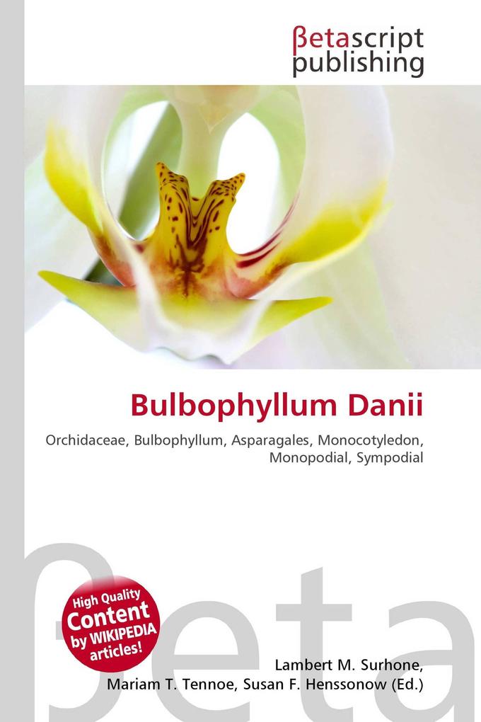 Bulbophyllum Danii