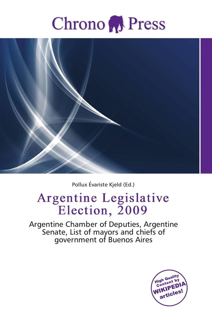 Argentine Legislative Election 2009