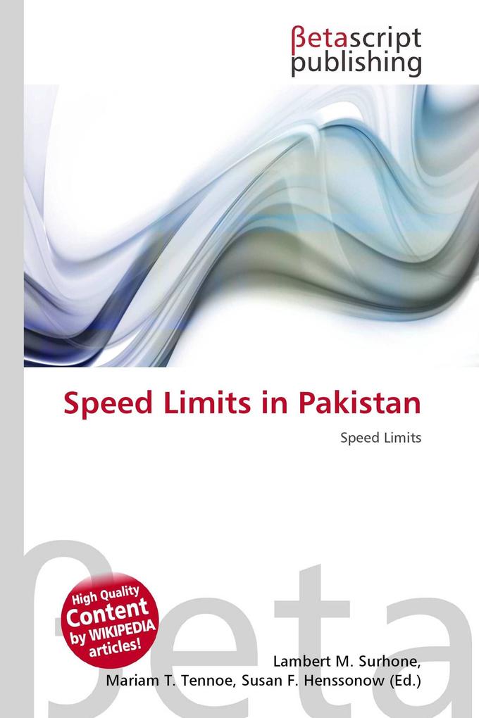 Speed Limits in Pakistan