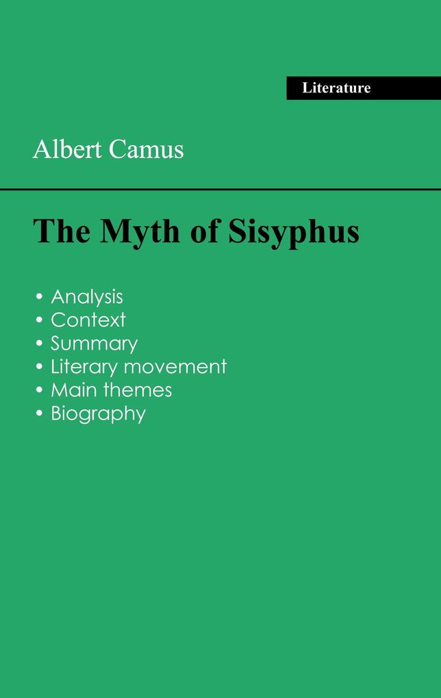 Succeed all your 2026 exams: Analysis of the book of Albert Camus's The Myth of Sisyphus