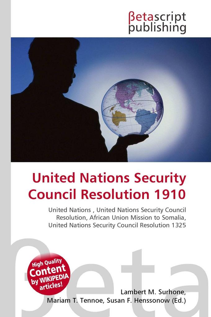 United Nations Security Council Resolution 1910