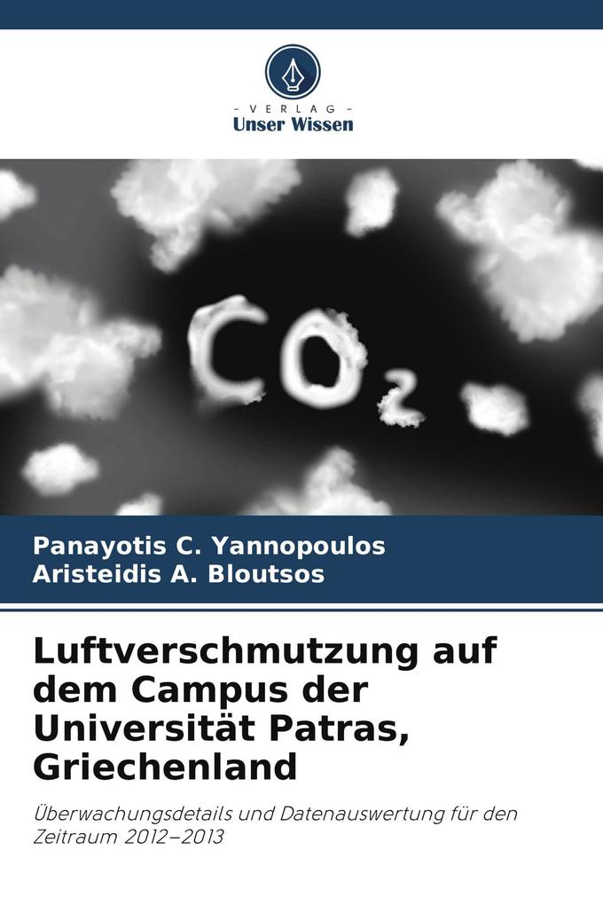 Luftverschmutzung auf dem Campus der Universität Patras Griechenland