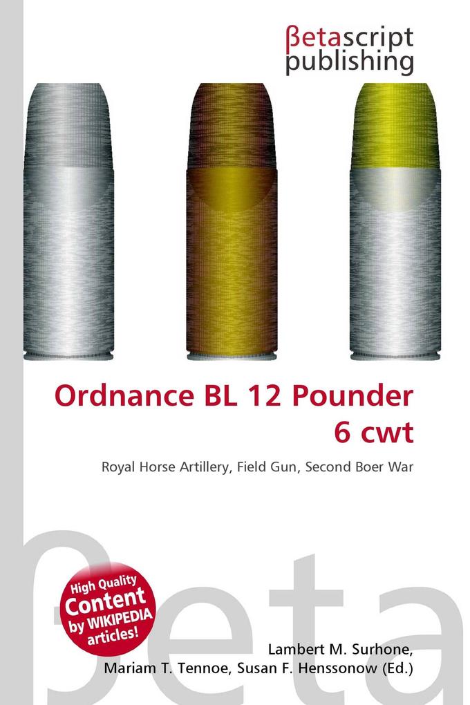 Ordnance BL 12 Pounder 6 cwt
