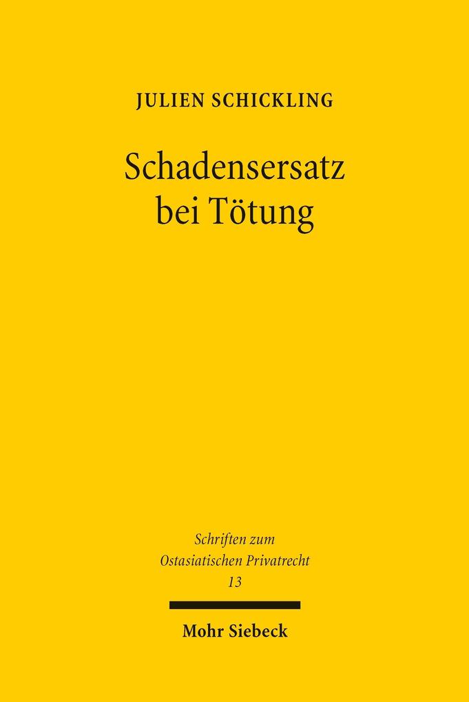 Schadensersatz bei Tötung