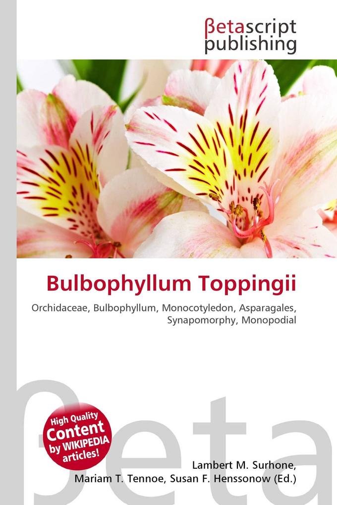Bulbophyllum Toppingii