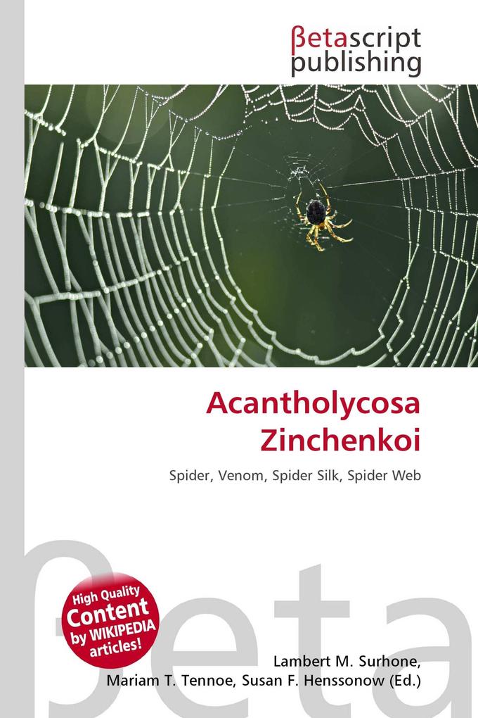 Acantholycosa Zinchenkoi