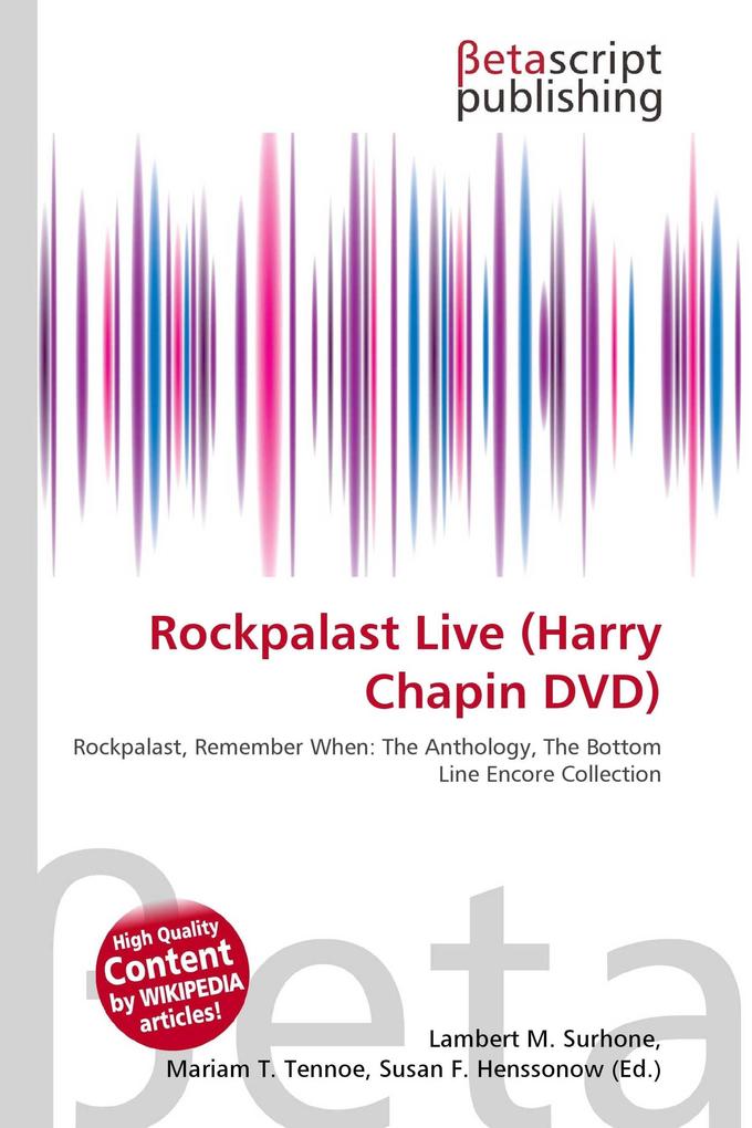 Rockpalast Live (Harry Chapin DVD)