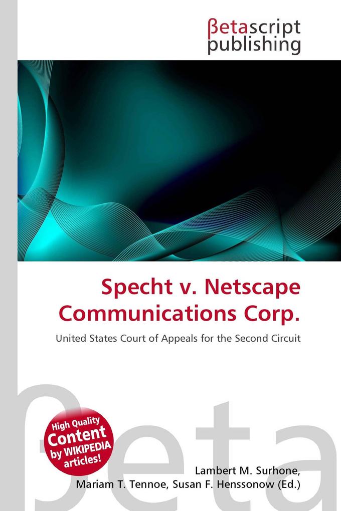 Specht v. Netscape Communications Corp.