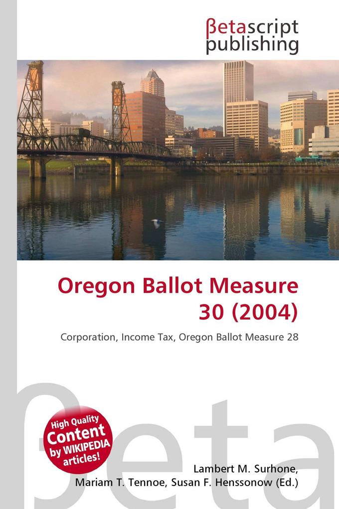 Oregon Ballot Measure 30 (2004)