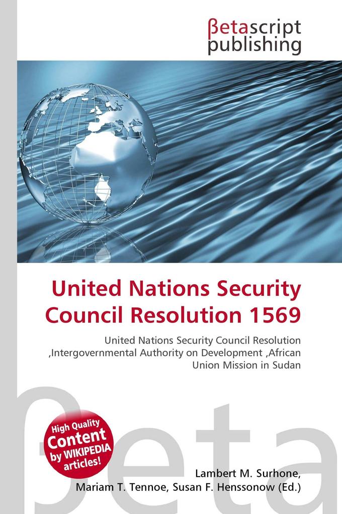 United Nations Security Council Resolution 1569