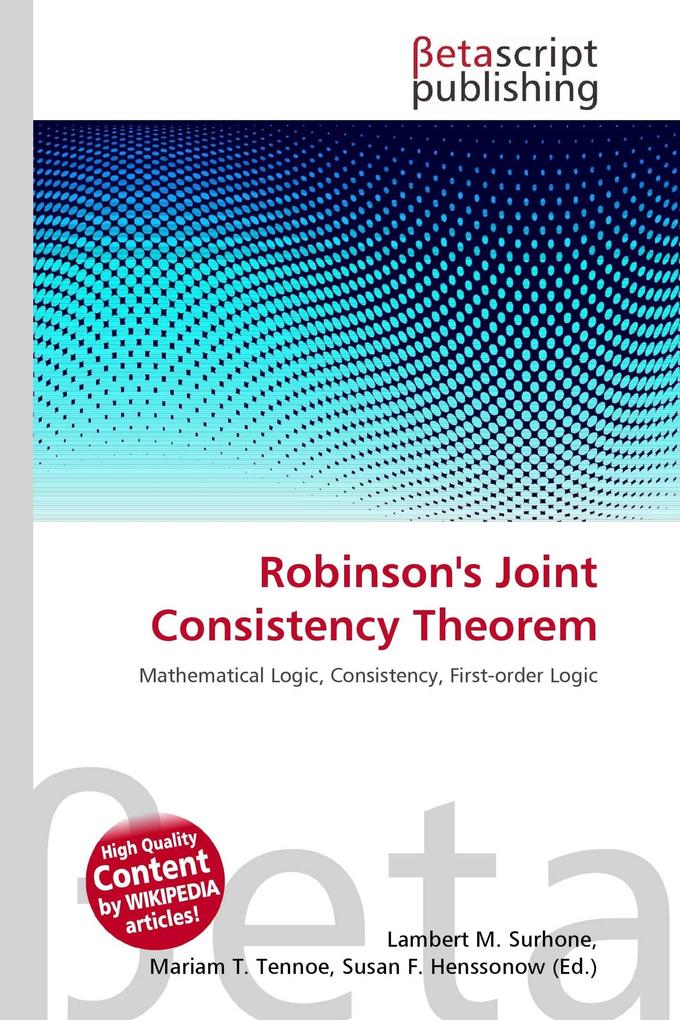 Robinson's Joint Consistency Theorem