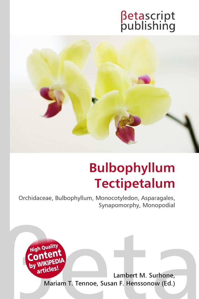 Bulbophyllum Tectipetalum