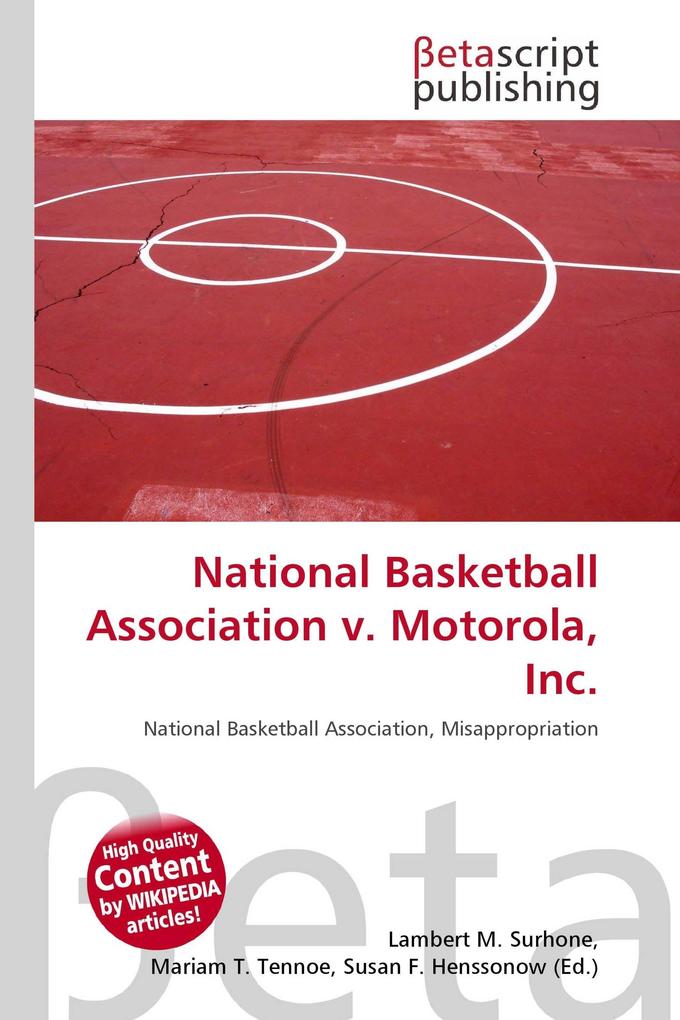 National Basketball Association v. Motorola Inc.