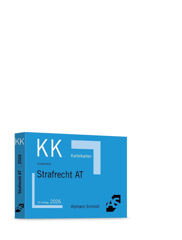 Karteikarten Strafrecht Allgemeiner Teil