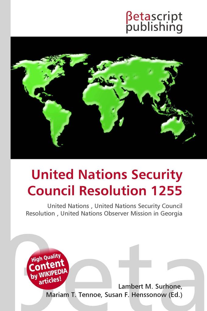 United Nations Security Council Resolution 1255