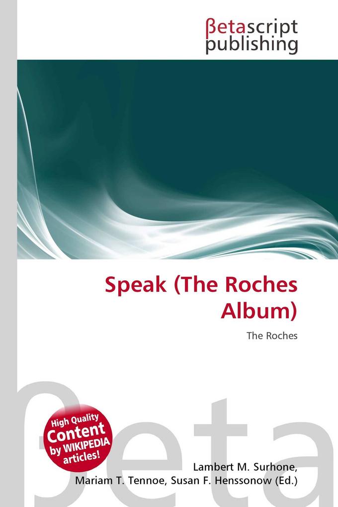 Speak (The Roches Album)