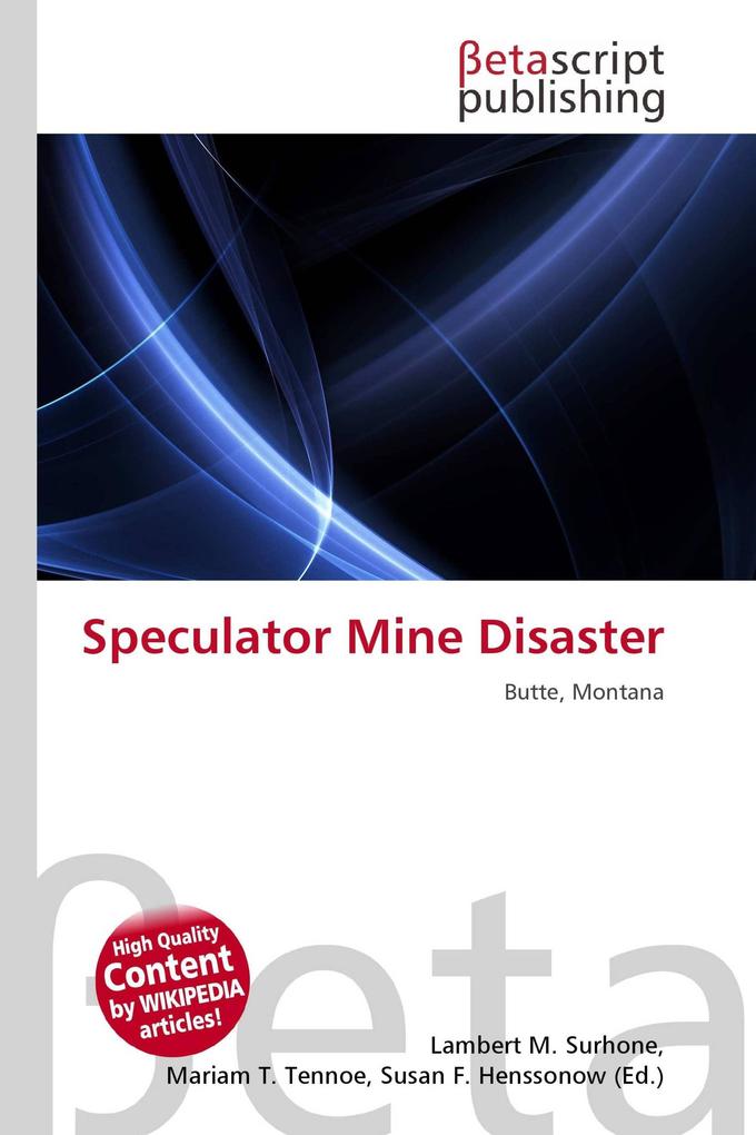 Speculator Mine Disaster