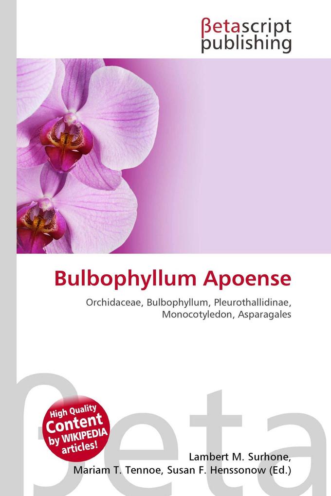 Bulbophyllum Apoense