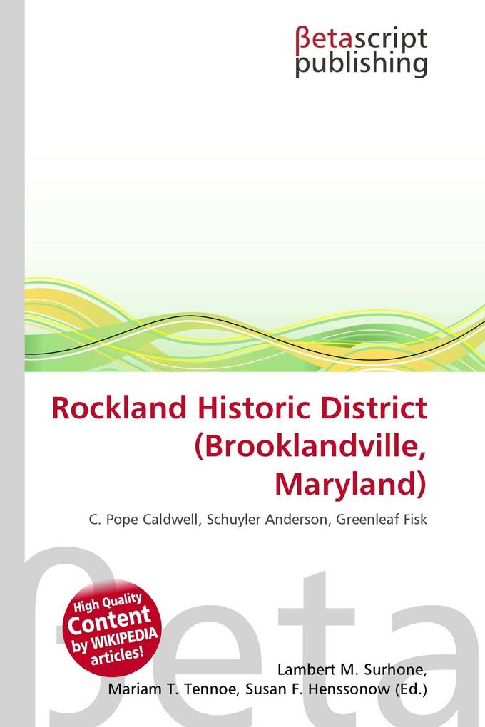 Rockland Historic District (Brooklandville Maryland)