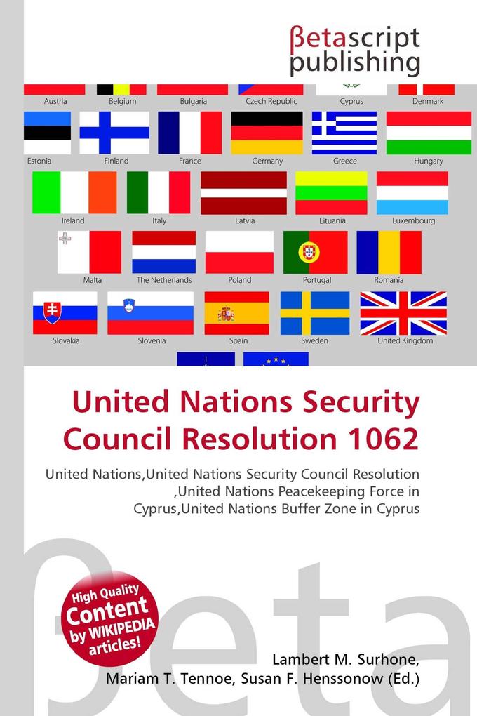 United Nations Security Council Resolution 1062