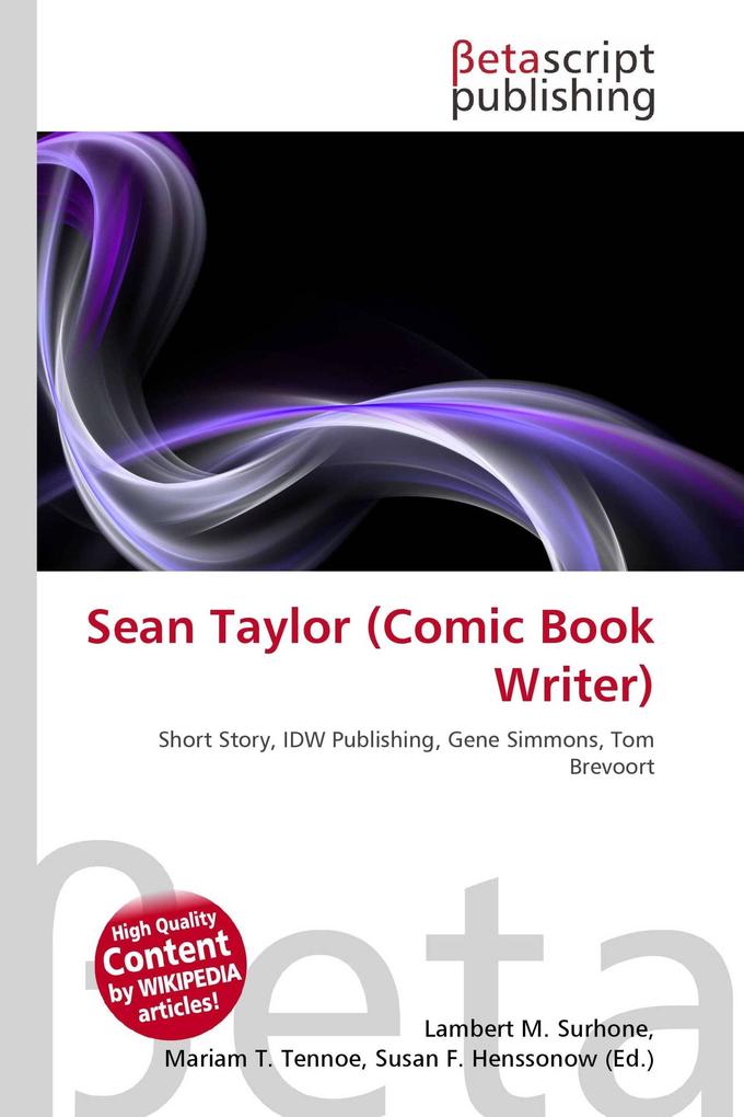Sean Taylor (Comic Book Writer)