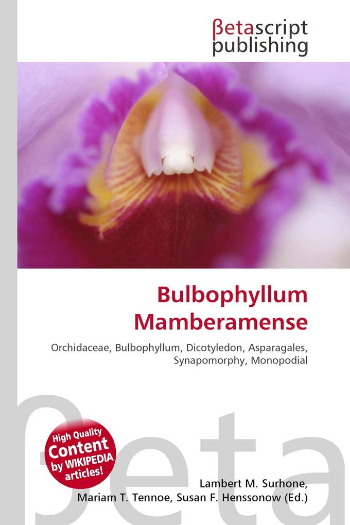Bulbophyllum Mamberamense