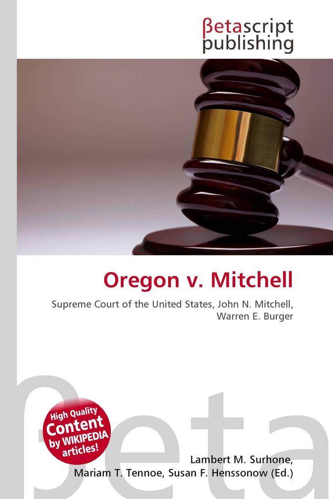 Oregon v. Mitchell