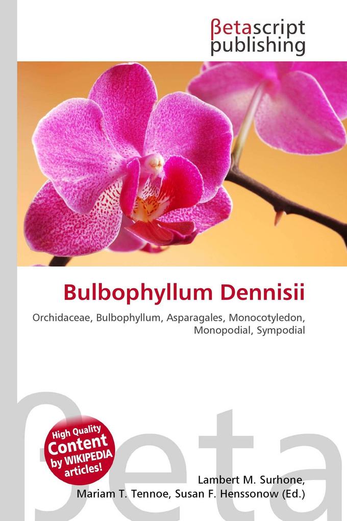 Bulbophyllum Dennisii