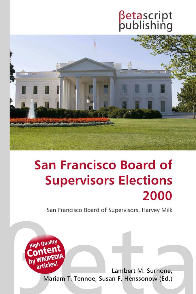 San Francisco Board of Supervisors Elections 2000