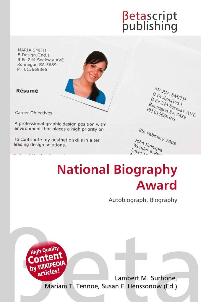 National Biography Award
