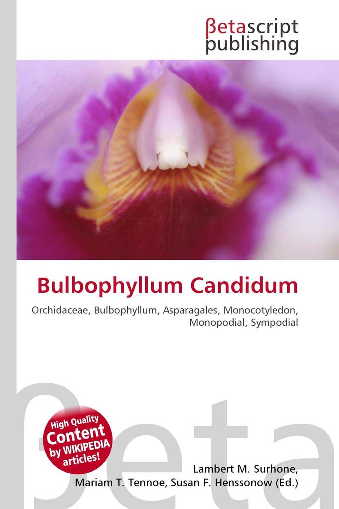 Bulbophyllum Candidum