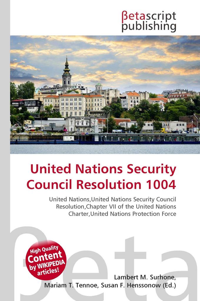 United Nations Security Council Resolution 1004