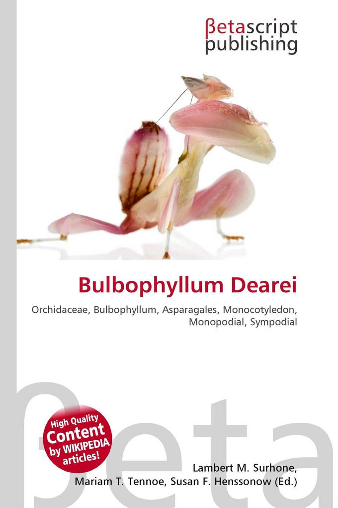 Bulbophyllum Dearei
