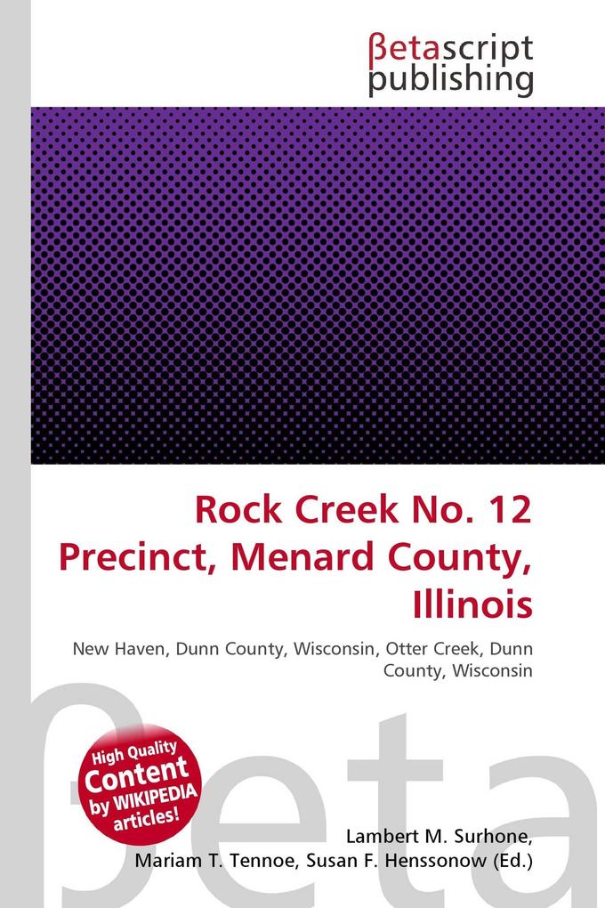 Rock Creek No. 12 Precinct Menard County Illinois