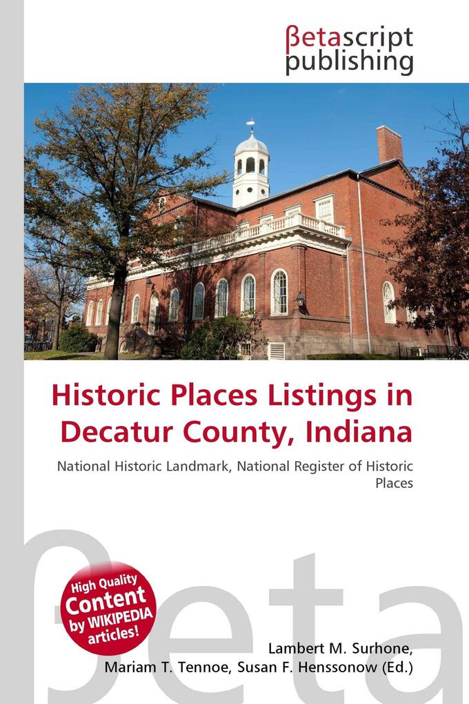 Historic Places Listings in Decatur County Indiana
