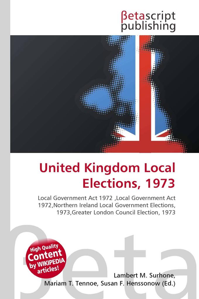 United Kingdom Local Elections 1973
