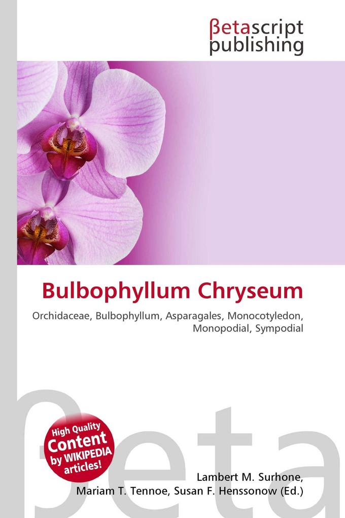 Bulbophyllum Chryseum
