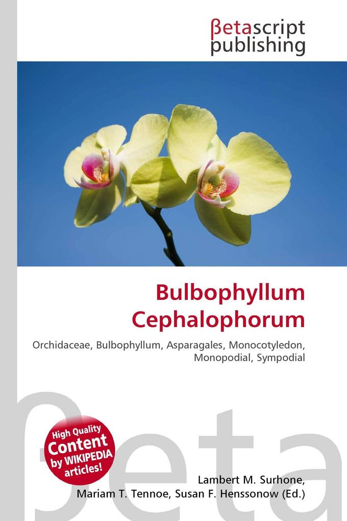 Bulbophyllum Cephalophorum
