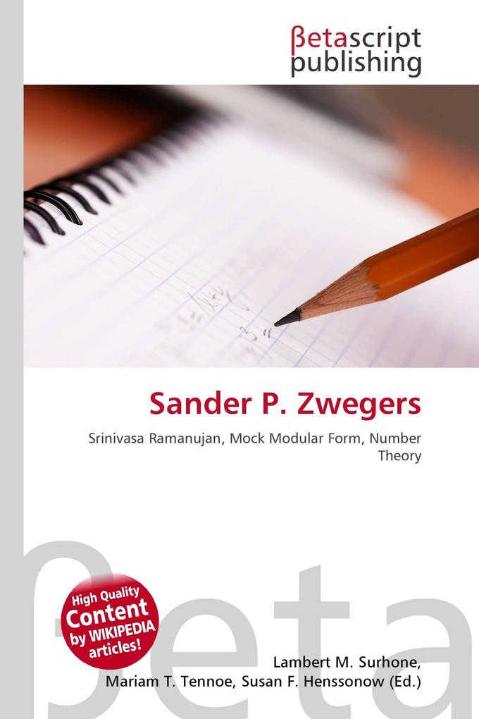 Sander P. Zwegers