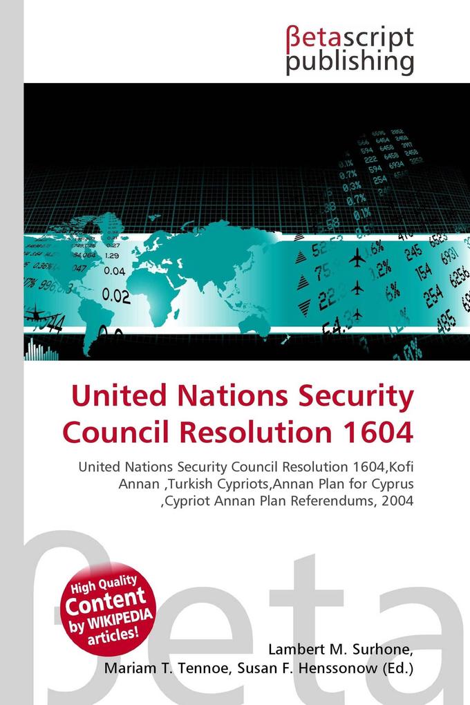 United Nations Security Council Resolution 1604