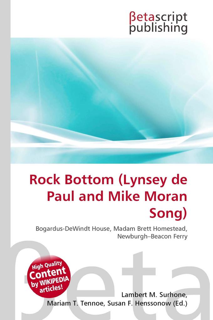 Rock Bottom (Lynsey de Paul and Mike Moran Song)