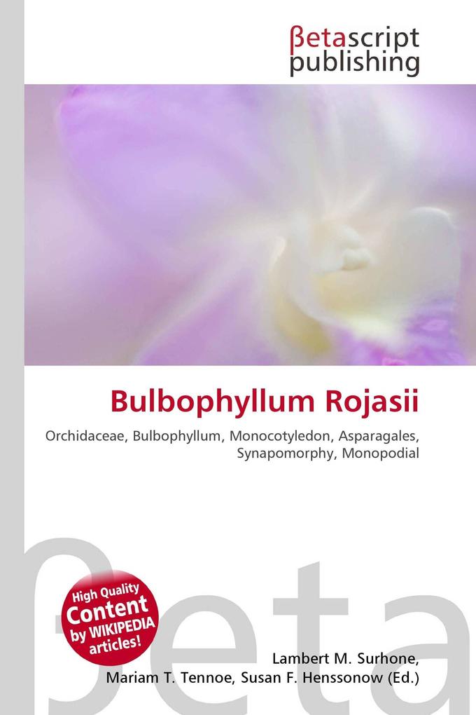 Bulbophyllum Rojasii