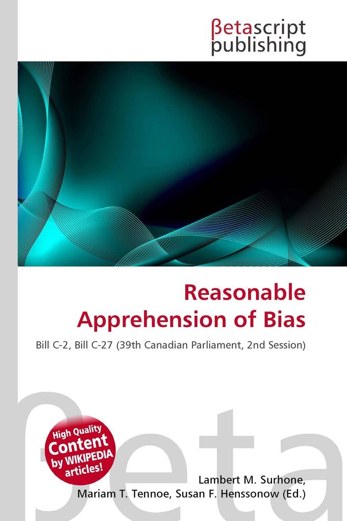 Reasonable Apprehension of Bias